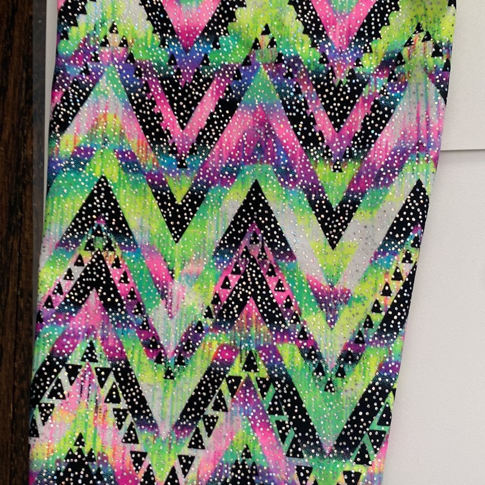Girls Dori creations capri leggings 6x - Picture 2 of 8
